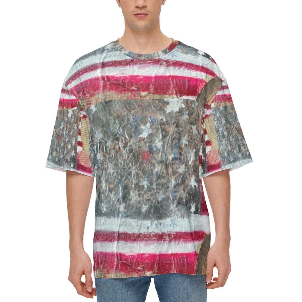 Men’s Oversized Short-Sleeve T-Shirt FLAG - FABA Collection