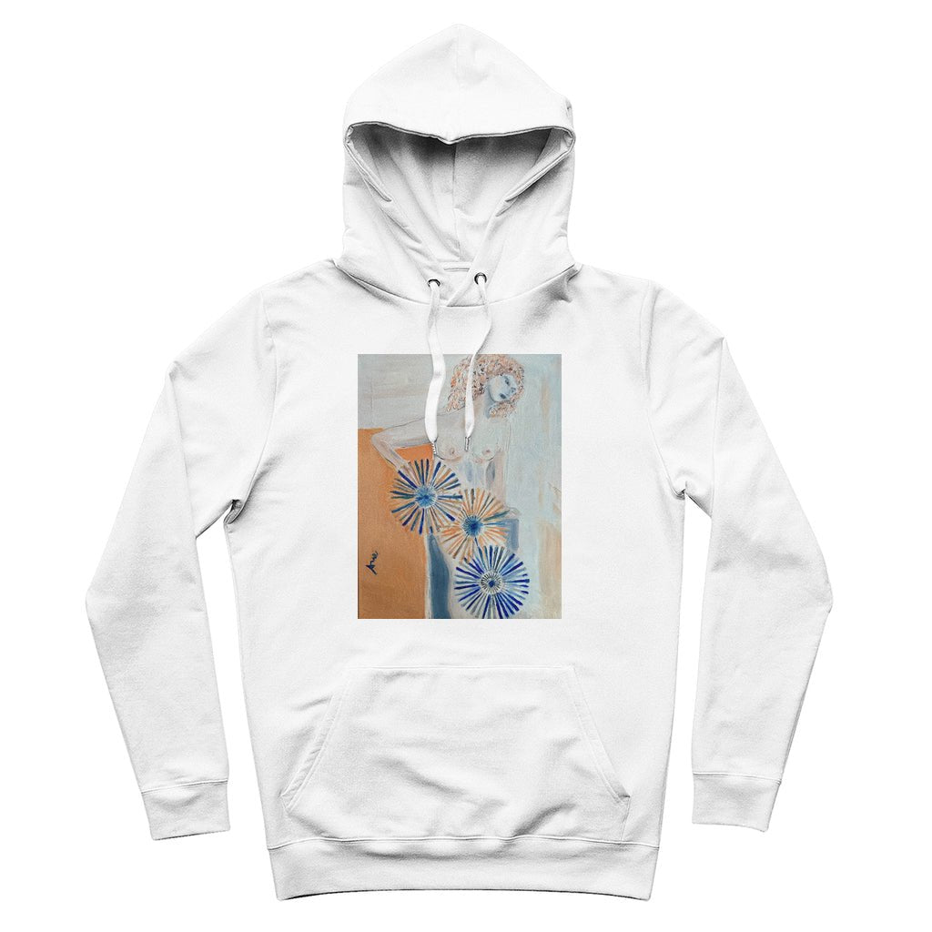 Organic Cotton Hoodie Self-portrait Spinning my Wheels - FABA Collection