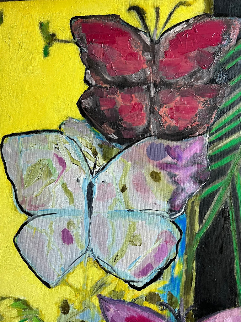 Papillons Oil Painting - FABA Collection