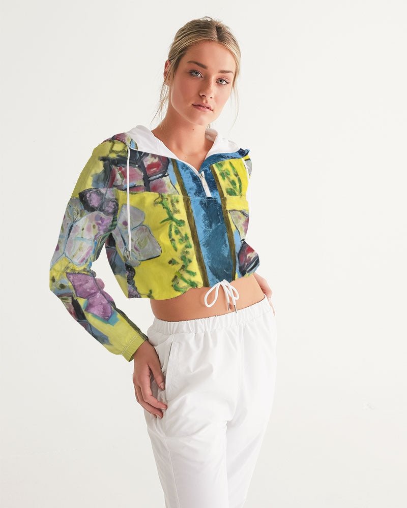 Papillons Women's Cropped Windbreaker - FABA Collection