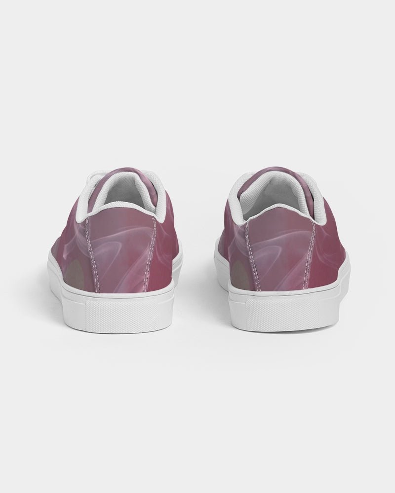 Pink Smoke Women's Faux-Leather Sneaker - FABA Collection