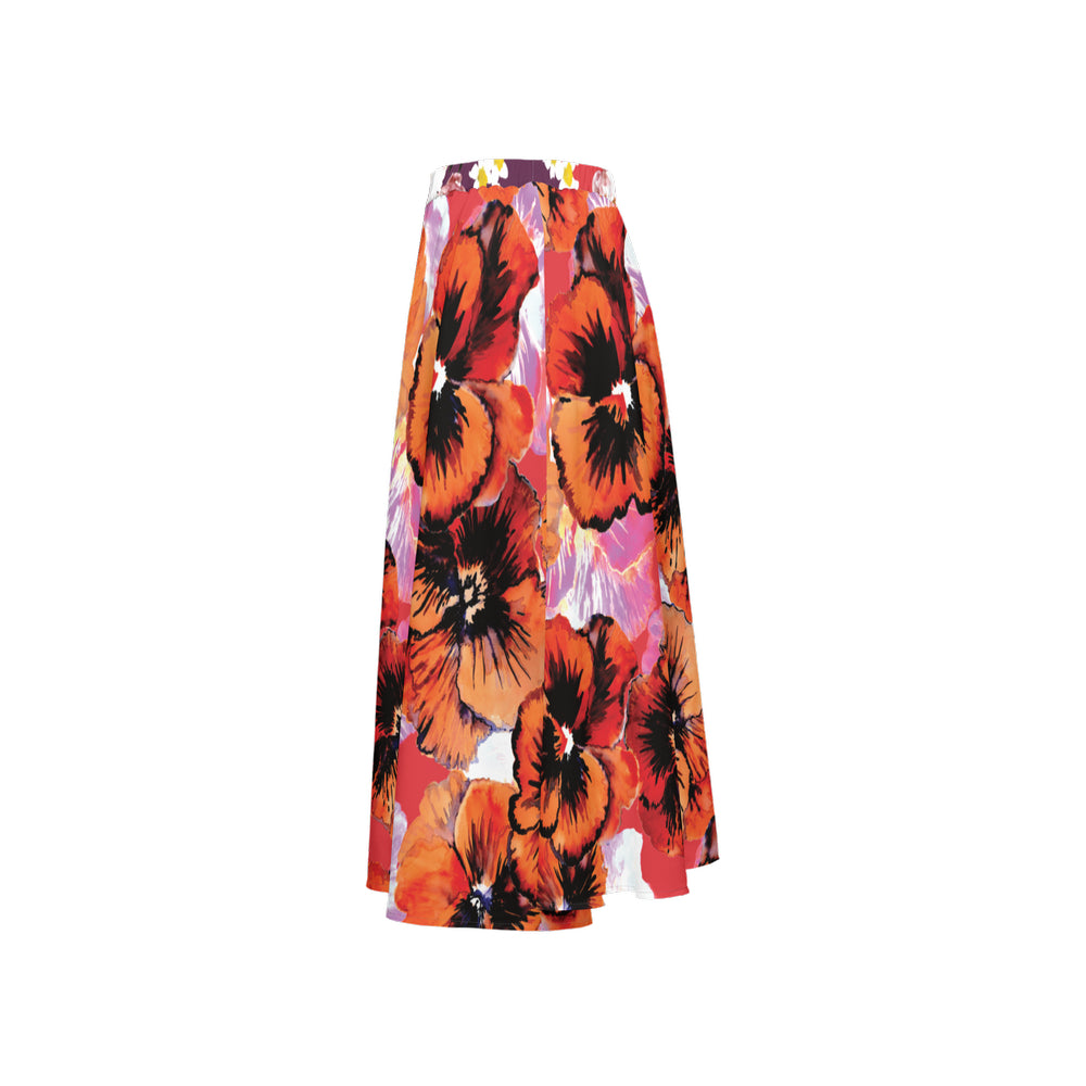 Women's Button Up Midi Skirt Hawaii-FABA Collection 