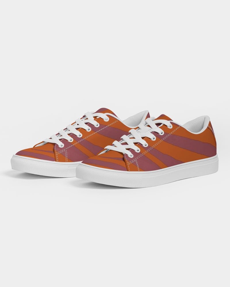 Red Zebra Women's Faux-Leather Sneaker - FABA Collection