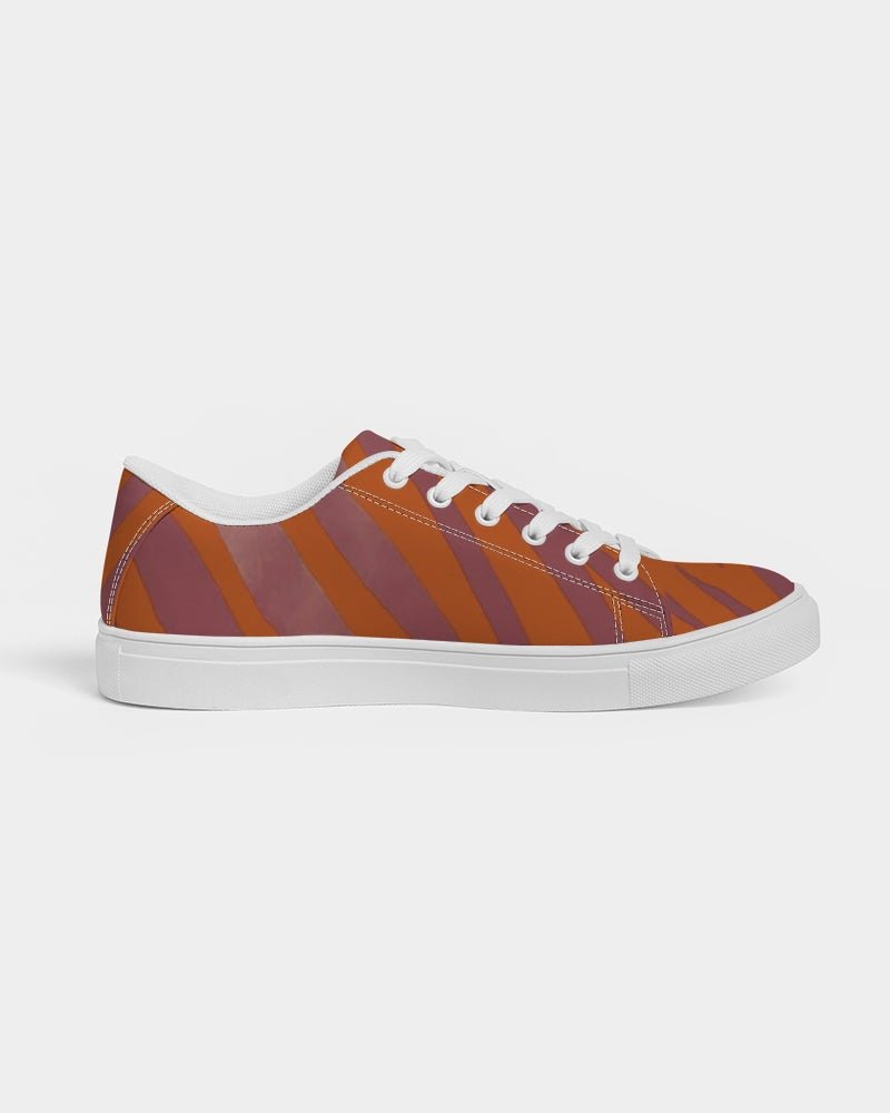 Red Zebra Women's Faux-Leather Sneaker - FABA Collection