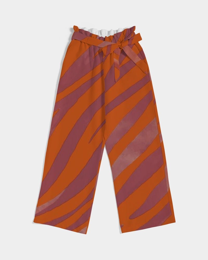 Red Zebra Women's High-Rise Wide Leg Pants - FABA Collection