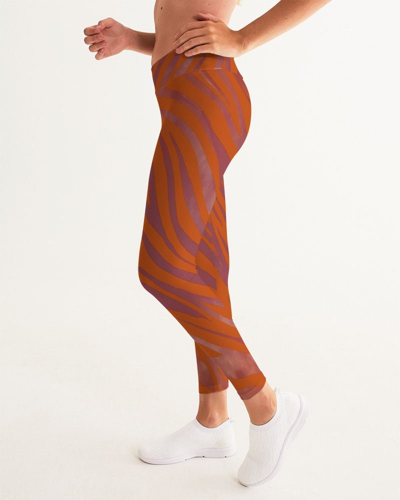 Red Zebra Women's Yoga Pants - FABA Collection