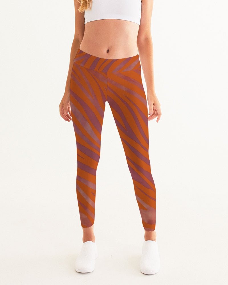 Red Zebra Women's Yoga Pants - FABA Collection