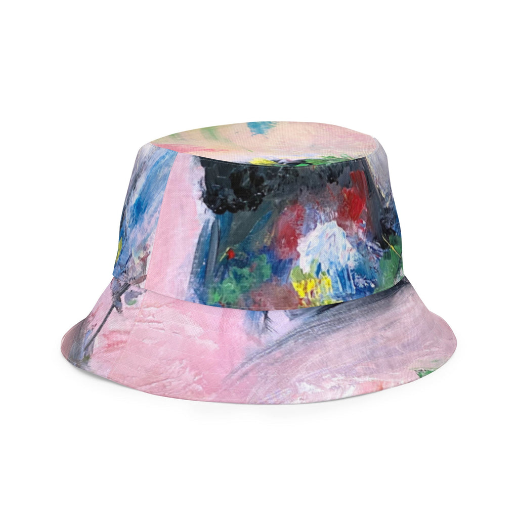 Reversible bucket hat Abstract Bird - FABA Collection