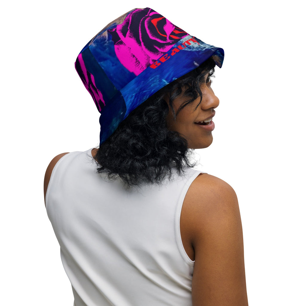 Reversible bucket hat Chakras, Beauty and Love - FABA Collection
