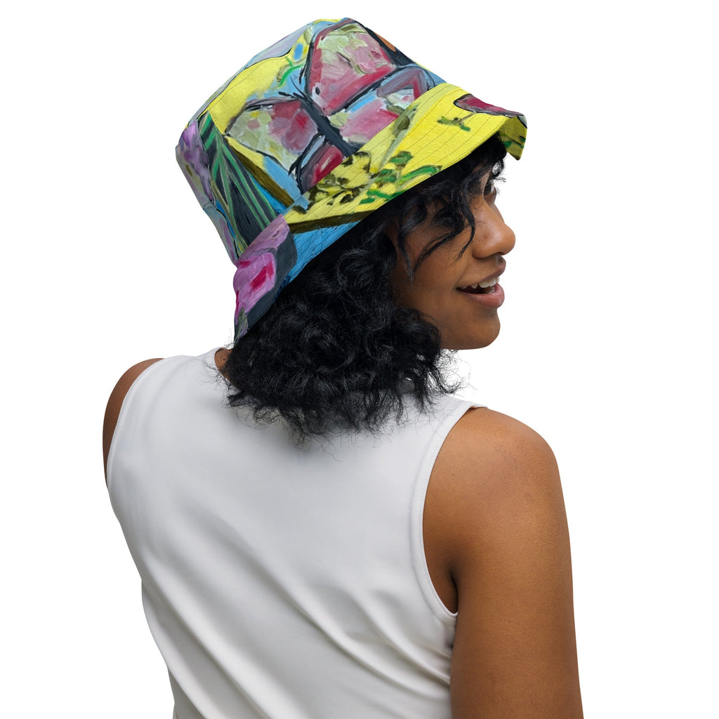 Reversible bucket hat Papillons - FABA Collection