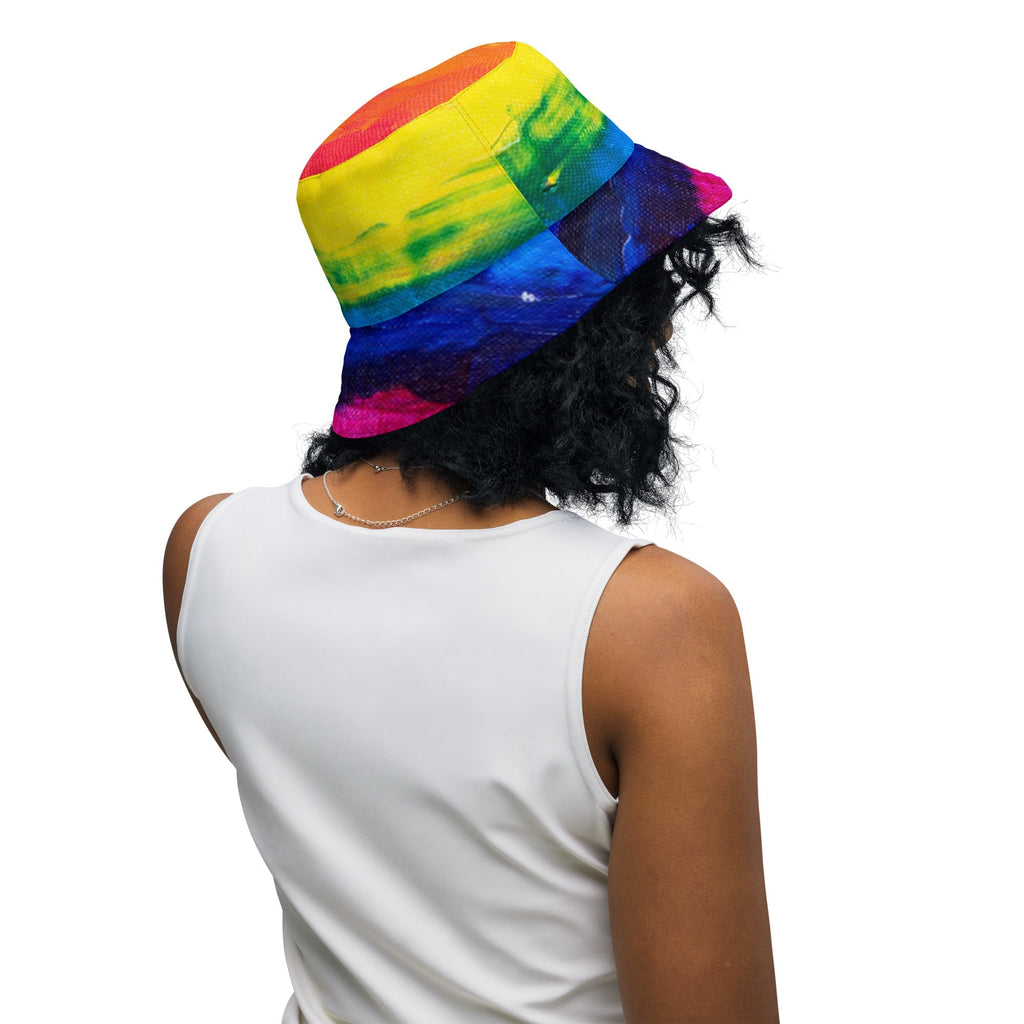 Reversible bucket hat Rainbow - FABA Collection