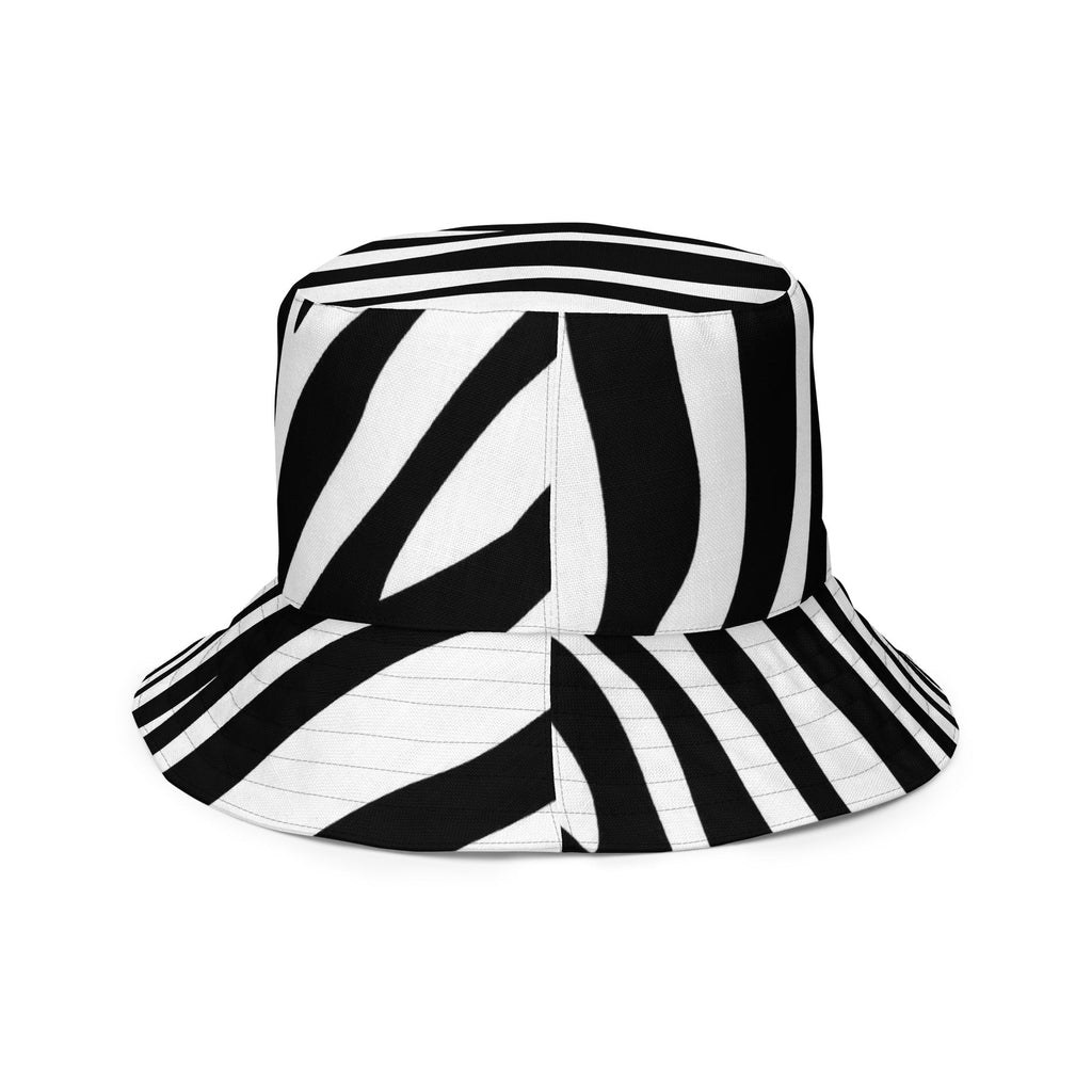 Reversible bucket Hat Zebra Cherry Red - FABA Collection