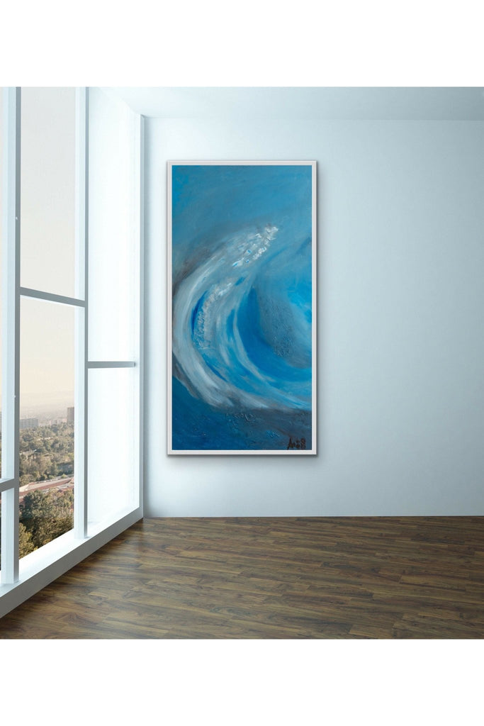 Rising with the Wave Mixed Media Art - FABA Collection