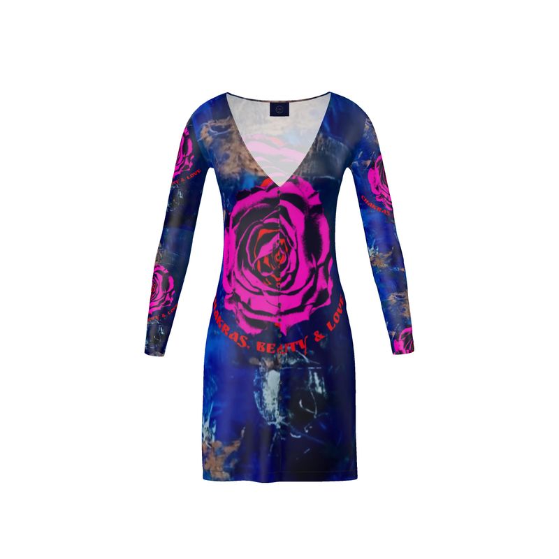 Short Cardigan Dress Chakras, Beauty and Love - FABA Collection