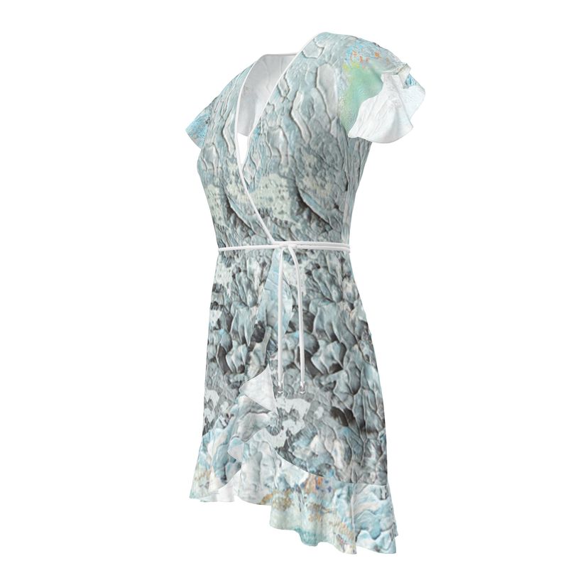 Short Silk Tulip Dress Sparks - FABA Collection
