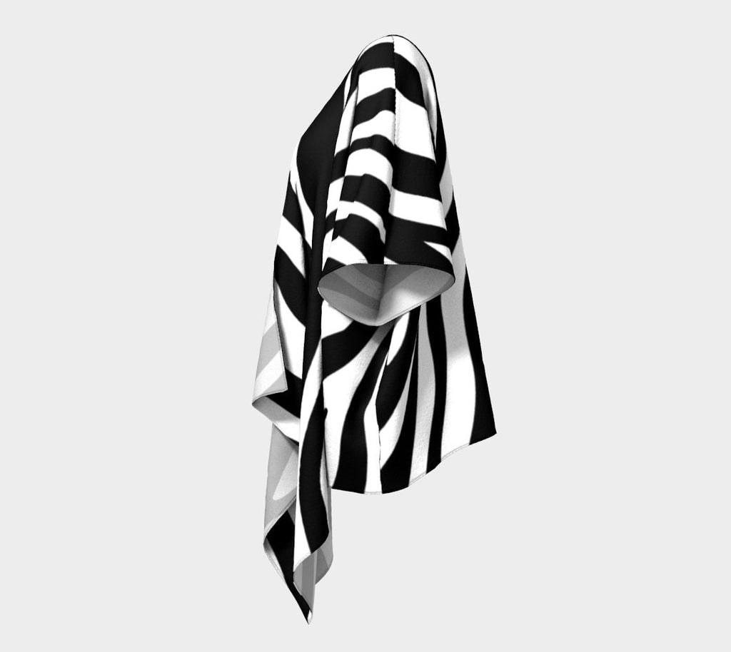 Silk Kimono Wrap Zebra - FABA Collection