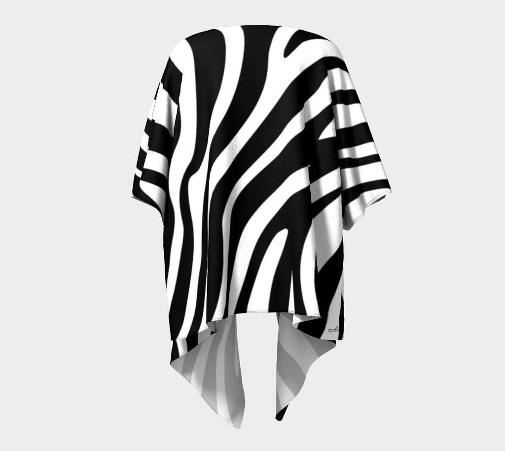 Silk Kimono Wrap Zebra - FABA Collection