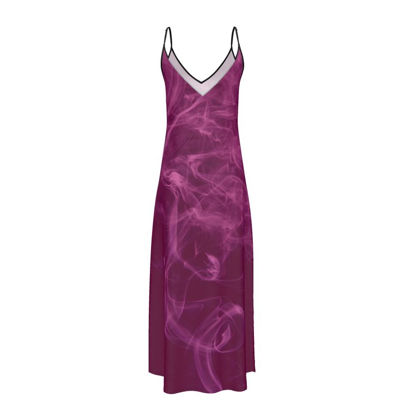 Silk Slip Dress Smoky Pink - FABA Collection