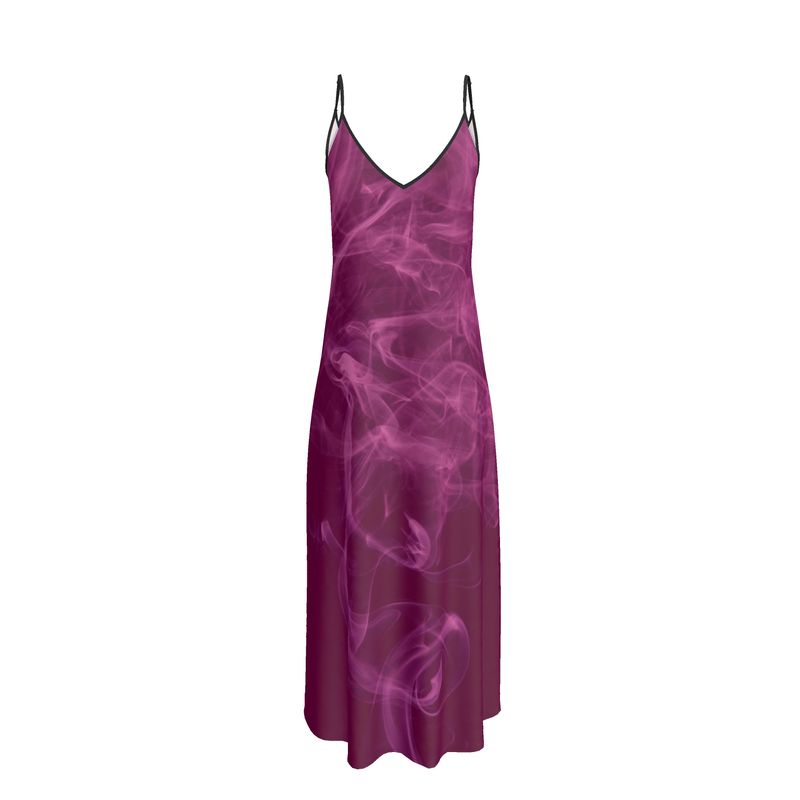 Silk Slip Dress Smoky Pink - FABA Collection