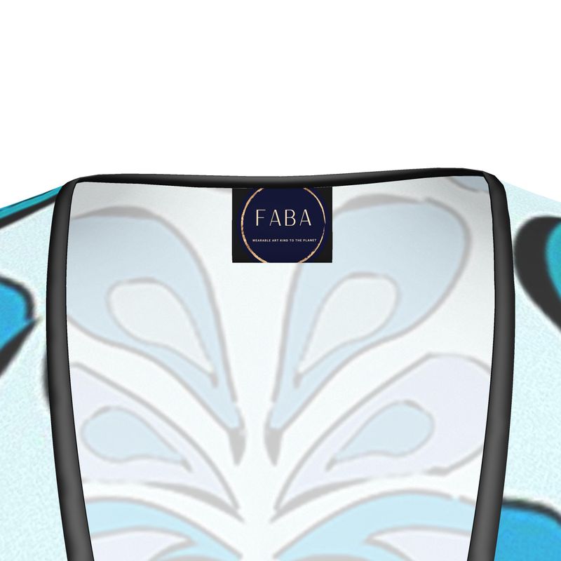 Silk Tea Dress Raindrops - FABA Collection