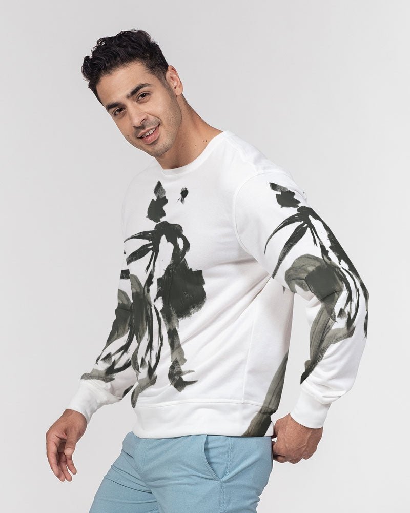 Solo Dancer Men's Classic French Terry Crewneck Pullover - FABA Collection