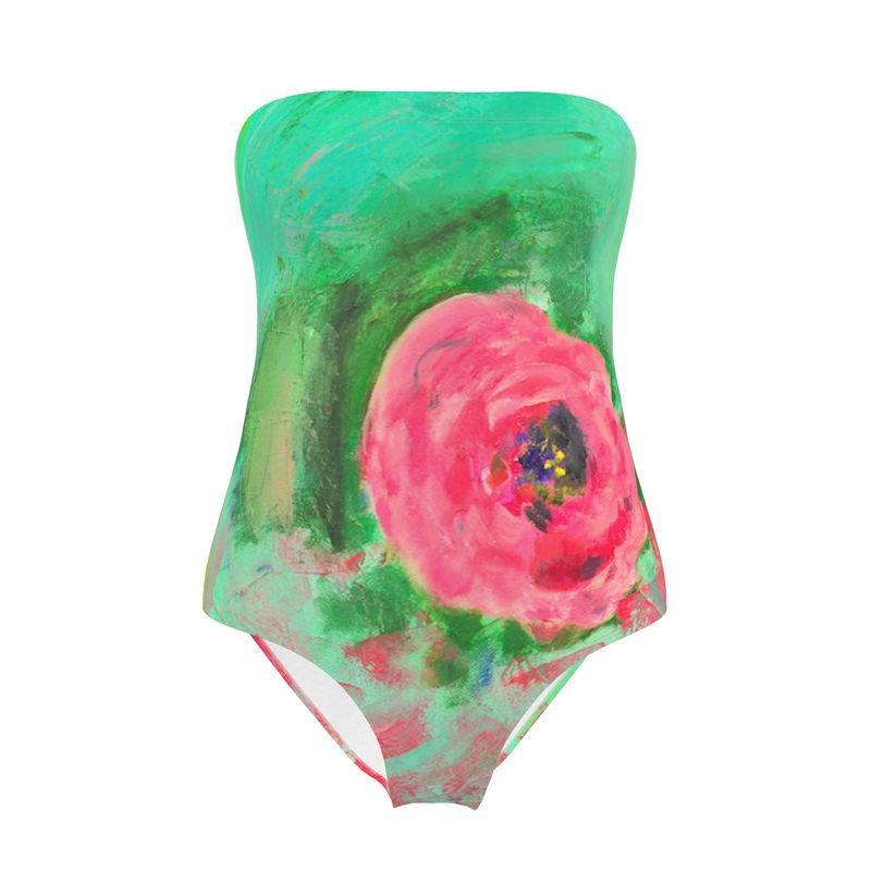 Strapless Swimsuit Springtime in California - FABA Collection