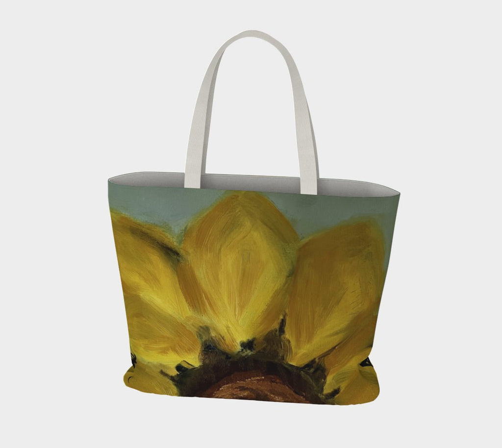 Sunflower Large Cotton Tote Bag - FABA Collection