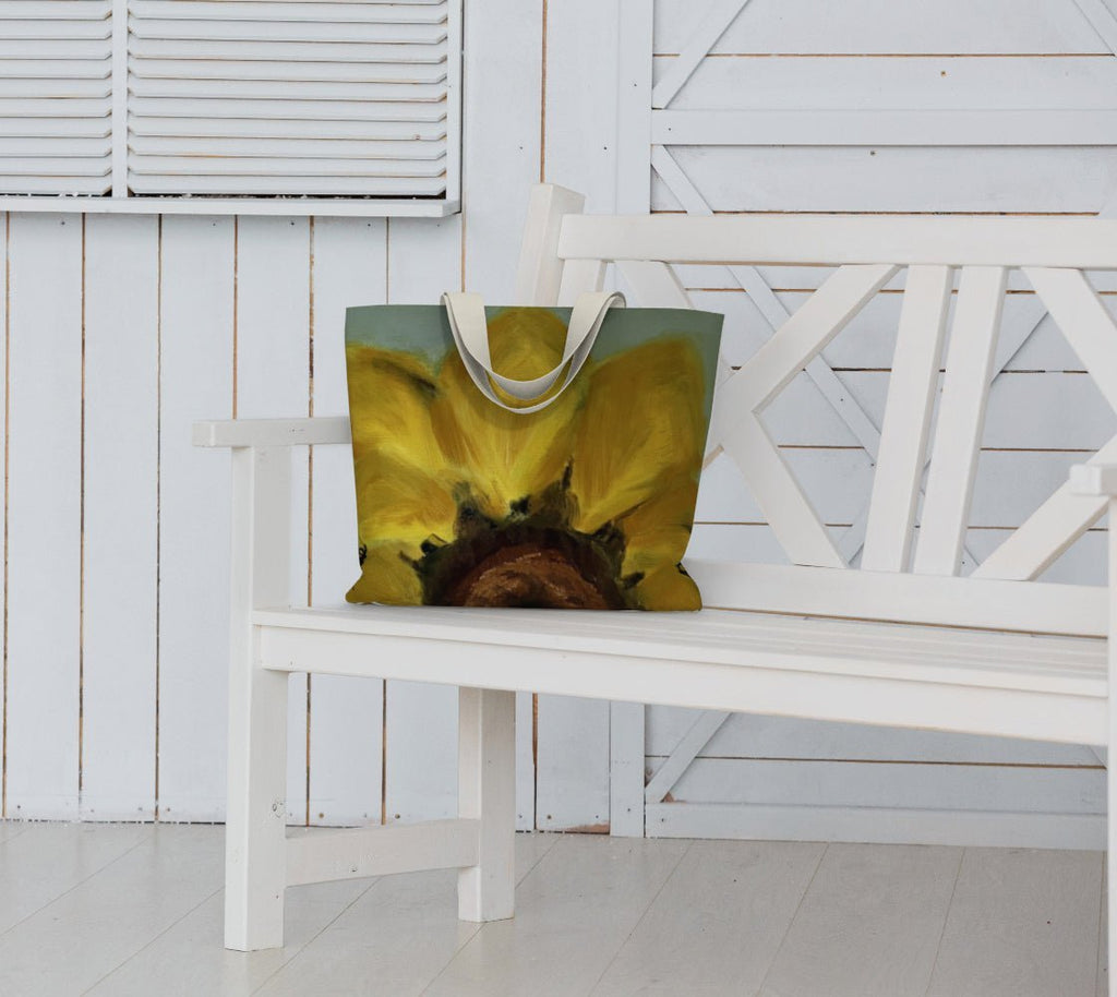 Sunflower Large Cotton Tote Bag - FABA Collection