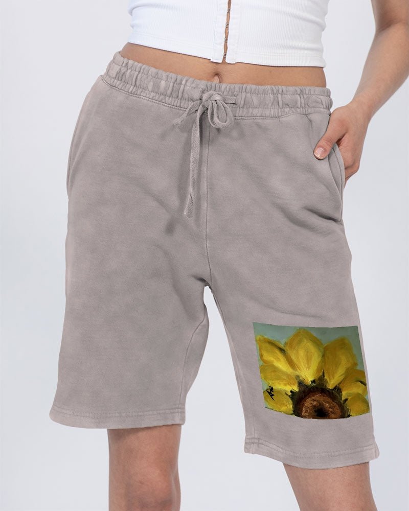 Sunflower Unisex Cotton Vintage Shorts - FABA Collection