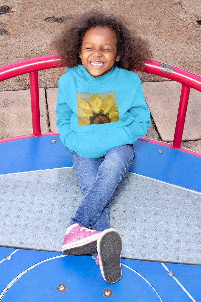 Sunflower Classic Kids Cotton Hoodie-FABA Collection 