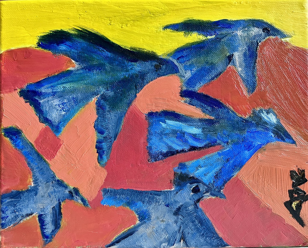 The Flock Oil Painting - FABA Collection