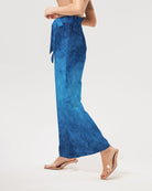 True Blue Women's High-Rise Wide Leg Pants - FABA Collection