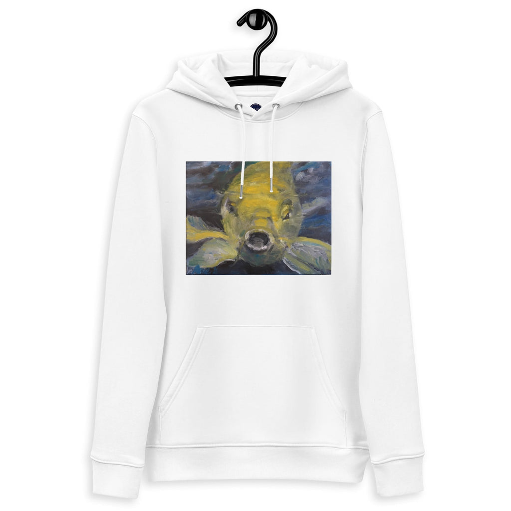 Unisex Organic Cotton Hoodie Charles the Koi - FABA Collection