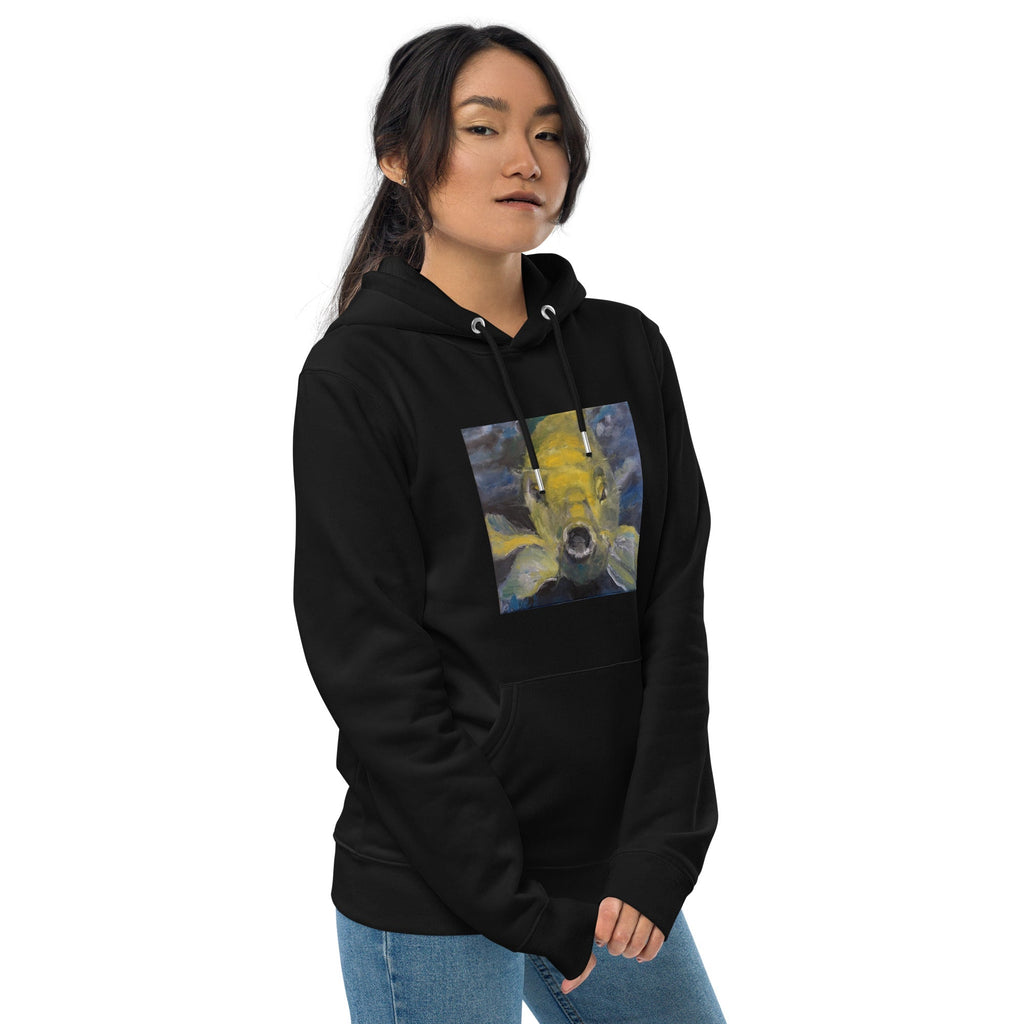 Unisex Organic Cotton Hoodie Charles the Koi - FABA Collection
