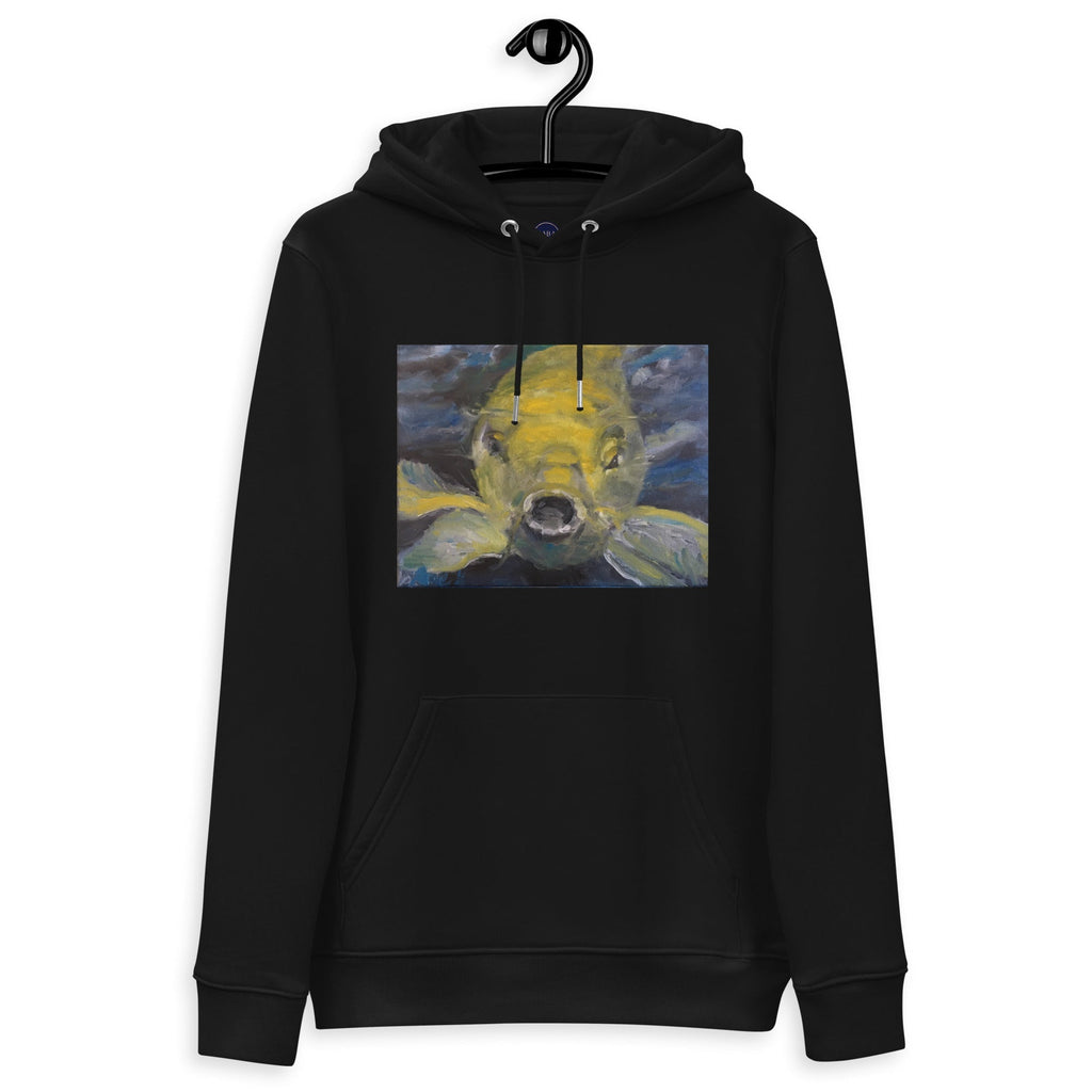 Unisex Organic Cotton Hoodie Charles the Koi - FABA Collection