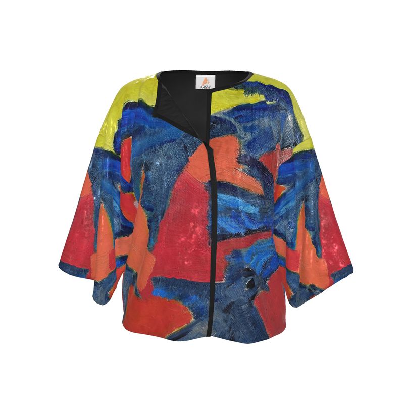 Velvet or Silk Kimono Jacket The Flock - FABA Collection