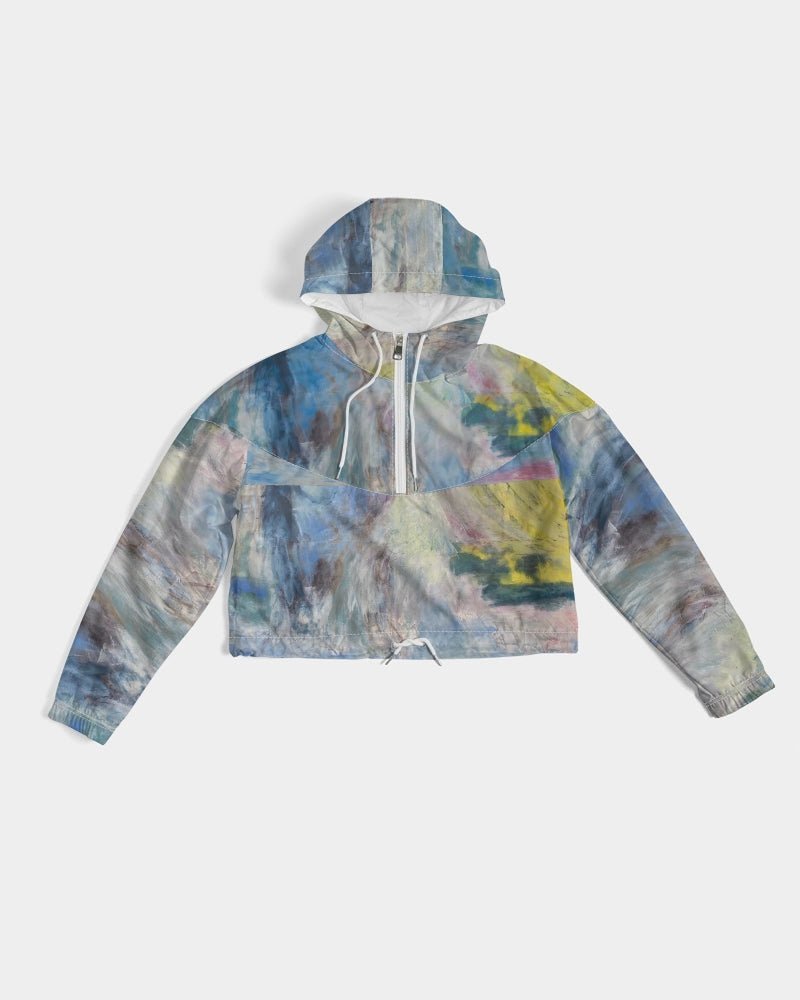 Women's Cropped Windbreaker Into the Light - FABA Collection