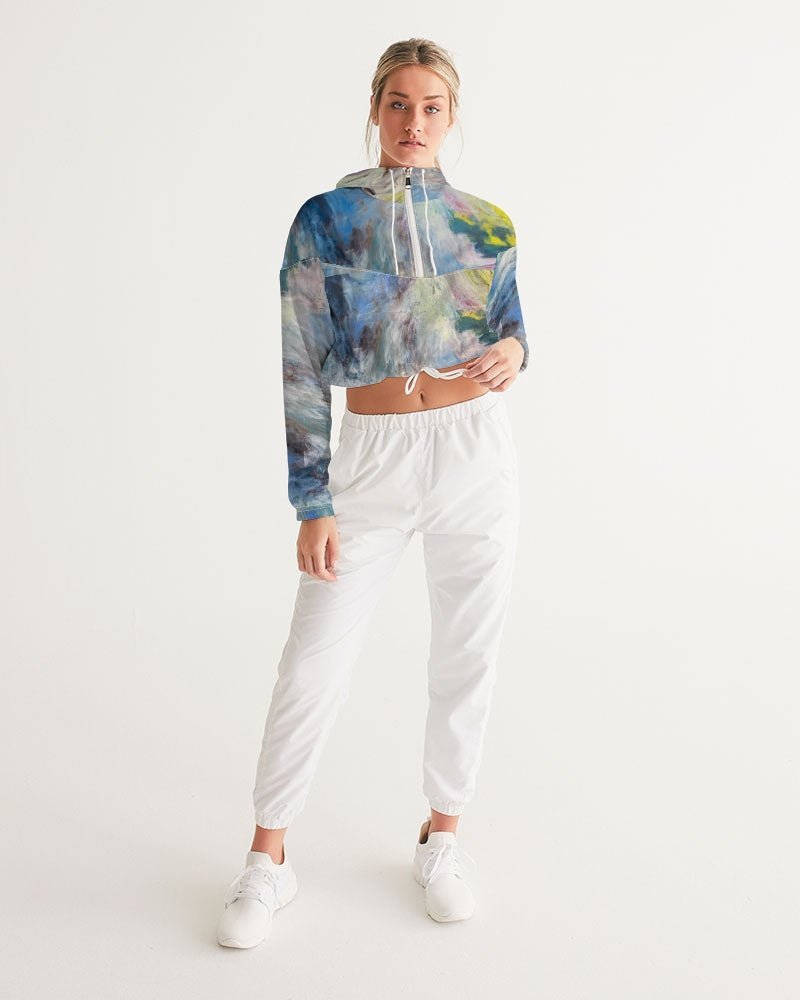 Women's Cropped Windbreaker Into the Light - FABA Collection