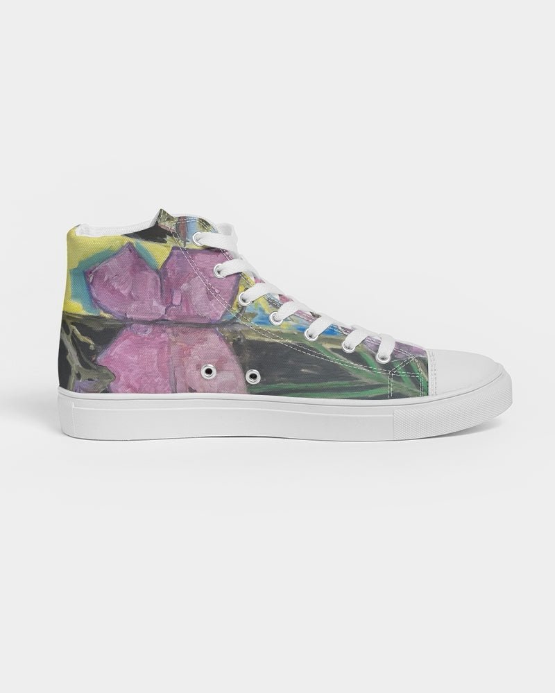 Women's Hightop Canvas Shoe Papillons and Fern - FABA Collection