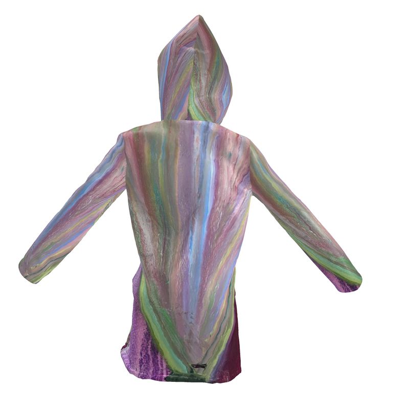 Women's Hooded Rain Mac Rainbow - FABA Collection