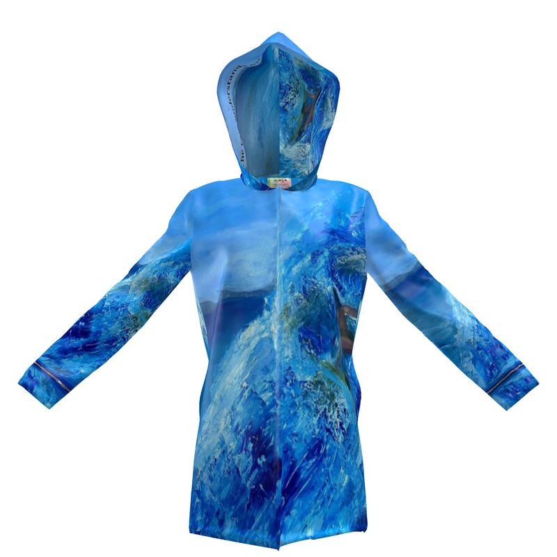 Women's Hooded Rain Mac Wahine - FABA Collection