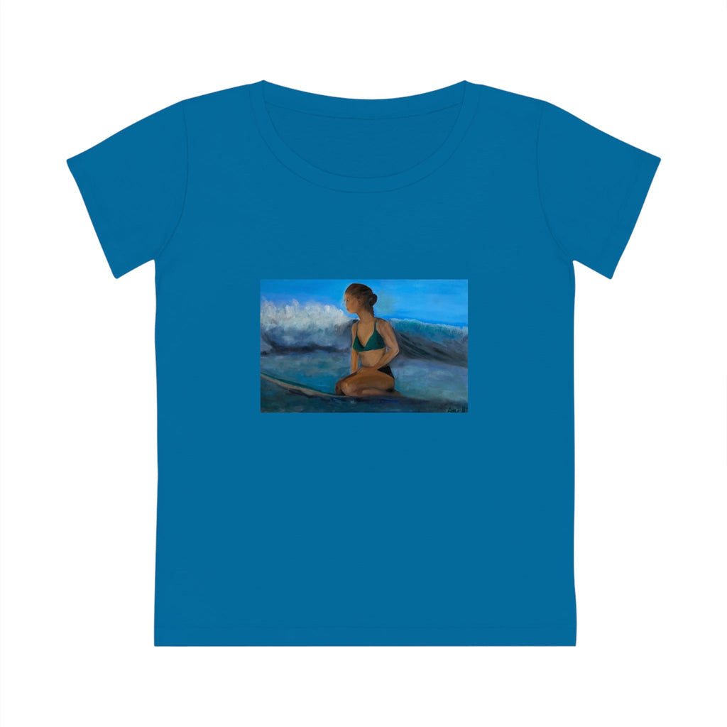 Women's Jazzer Organic Cotton T-shirt Surfer Girl - FABA Collection