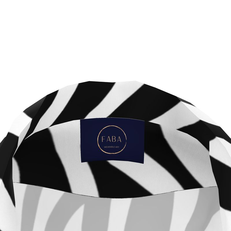 Women's Luxury Loungewear Shirt Zebra - FABA Collection