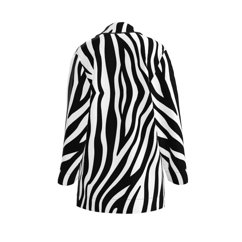 Women's Luxury Loungewear Shirt Zebra - FABA Collection
