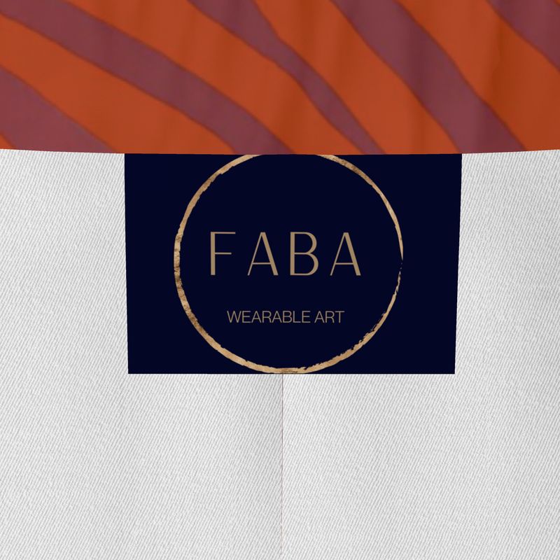 Women's Luxury Loungewear Trousers Red Zebra - FABA Collection