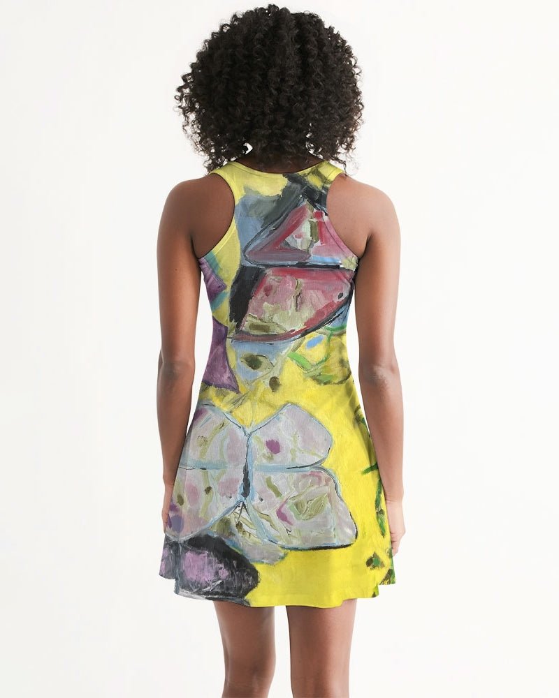 Women's Racerback Dress Papillons and Fern - FABA Collection