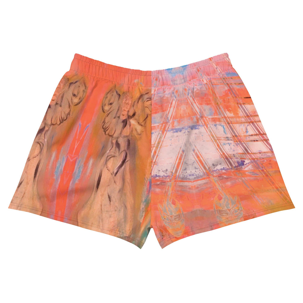 Women’s Recycled Athletic Shorts City of Angels - FABA Collection