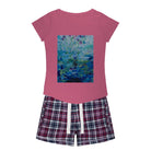 Women's Sleepy Tee and Flannel Short Secret Life of Plants - FABA Collection