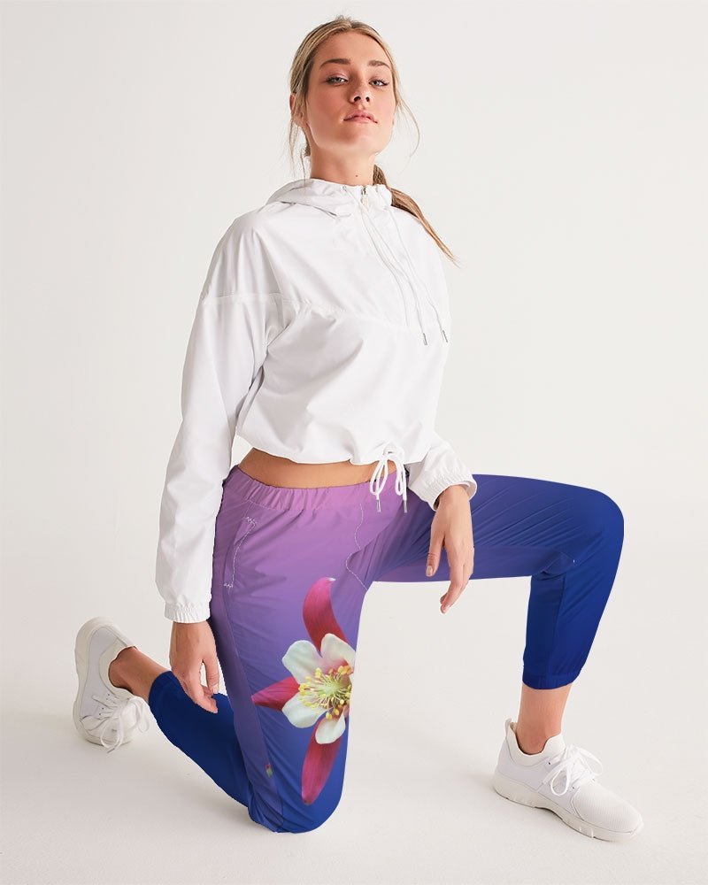 Women's Track Pants One Flower - FABA Collection