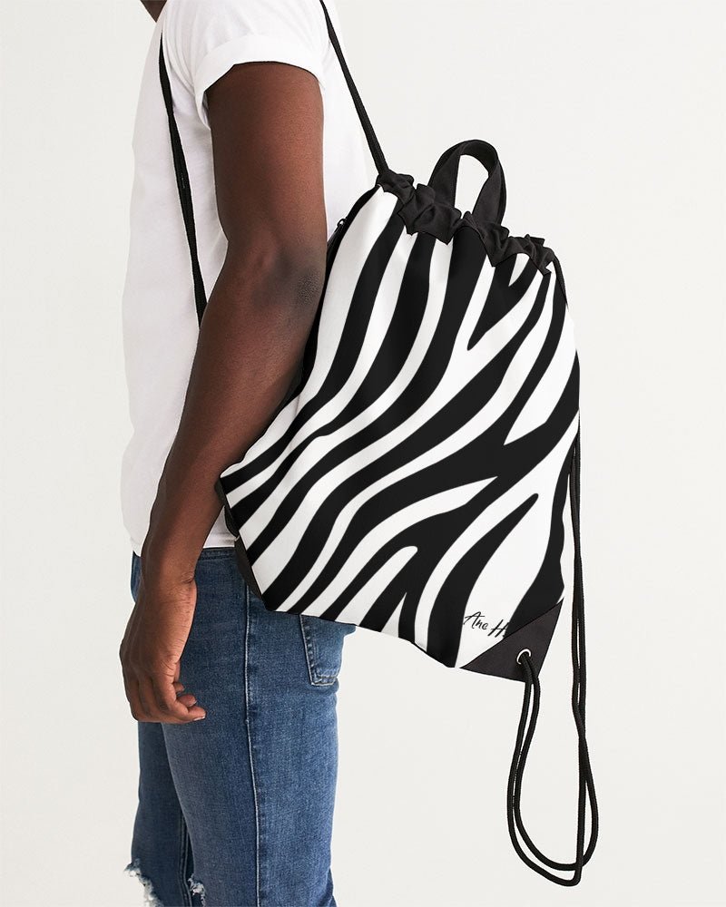 Zebra Signed Canvas Drawstring Bag - FABA Collection